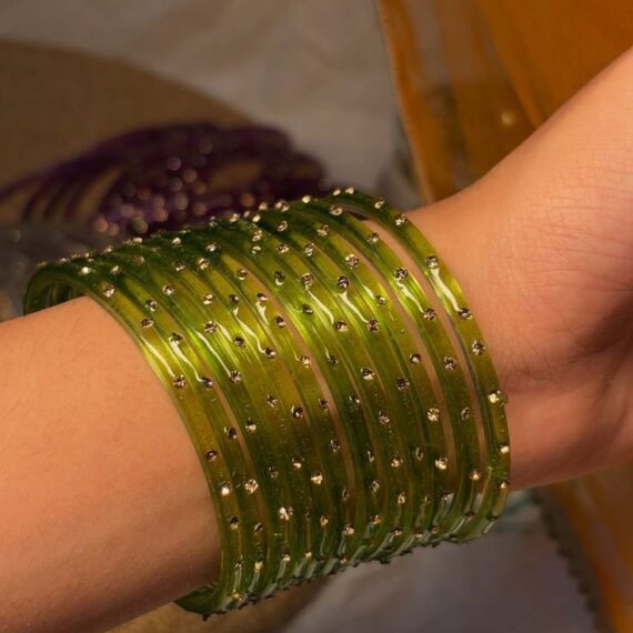 green bangles set