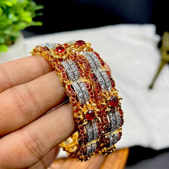 American daimand 1karat gold plated bangles Golden