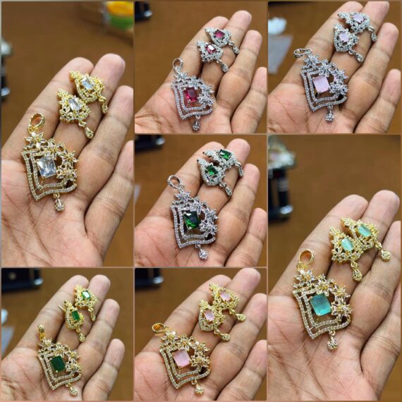 American daimand locket set