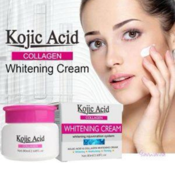 Kojic Acid Whitening Cream Jar