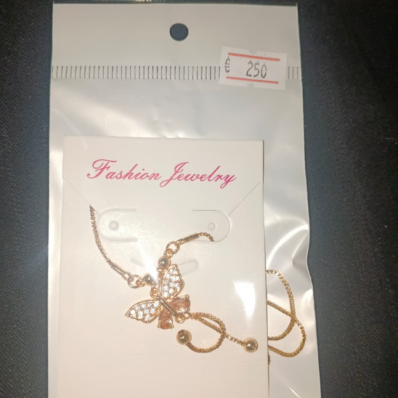 golden butterfly necklace