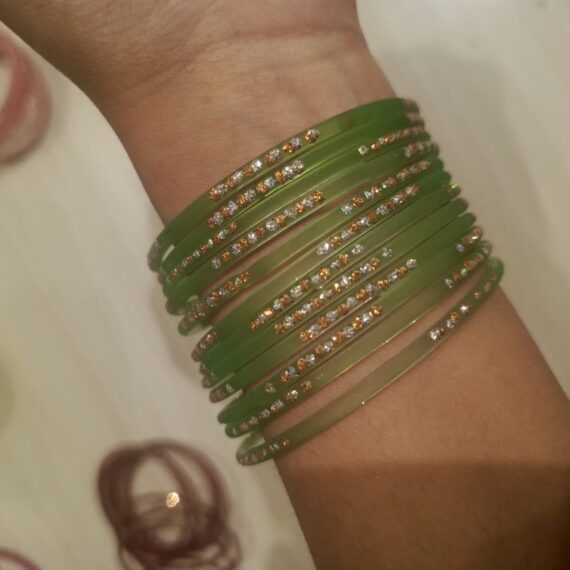 Kashmiri Churiyan Sawa 2 Green