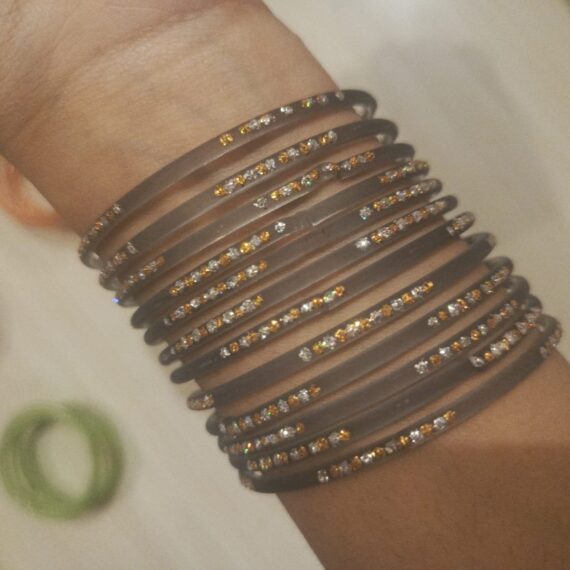 Kashmiri Churiyan Sawa 2 Light Grey