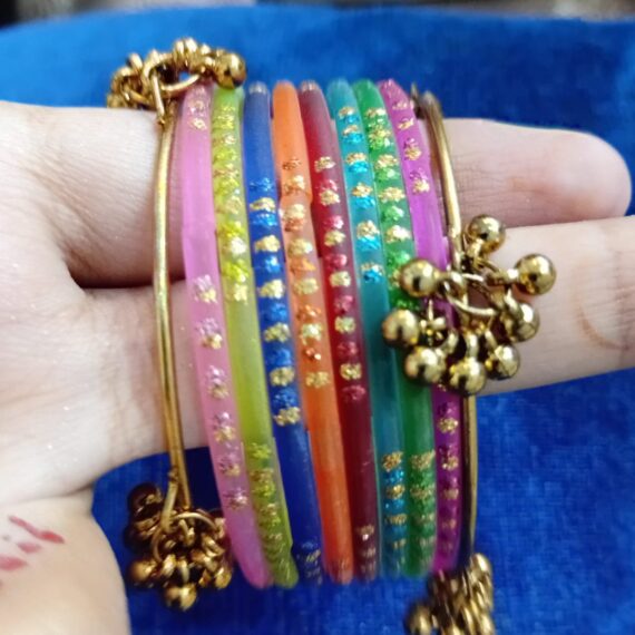 Kashmiri Churi Multi with Copper Kara color Sawa 2