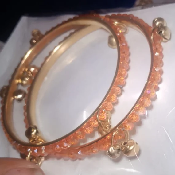 Kashmiri Kara Light Orange Kara Sawa 2