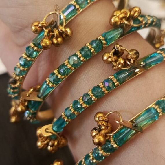 dark sea green kashmiri karay